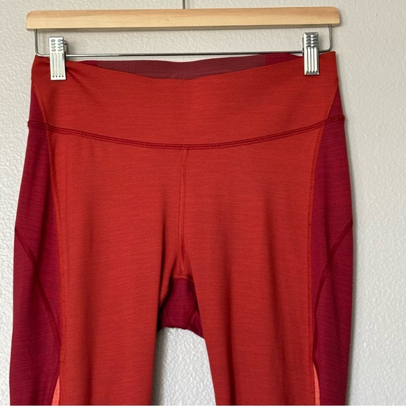 Outdoor Voices TechSweat 7/8 Zoom Red/Orange Leggings Size Medium - Picture 3 of 8